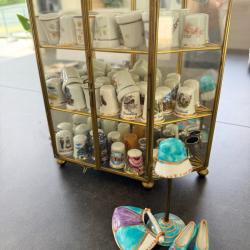 Lot de D&eacute;s &agrave; coudre en porcelaine