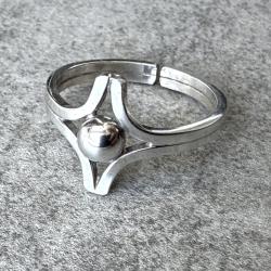 Bague argent massif neuve - taille 56