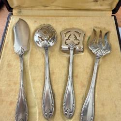 Service &agrave; bonbon fin 19e en argent