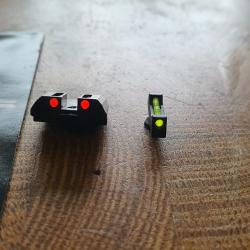 hausse+guidon william self defense fire sights pour glock