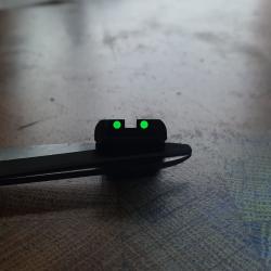 hausse reglable LPA pour glock model SPL16GL avec point luminescent