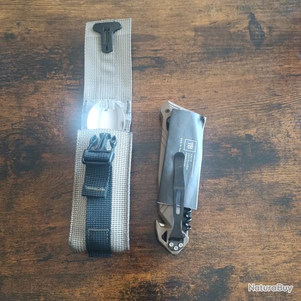 CAC TATOO TB thiers haute coutellerie fran�aise couvert de campagne militaire arm�e fran�aise.