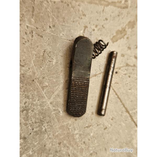 Arretoir de culasse de carabine Walther Sportmodell 22lr avec axe et ressort