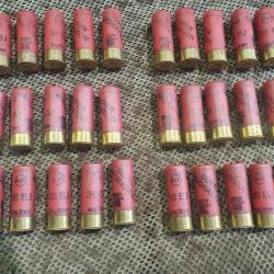 lot de 30 cartouches 12/70 MARY ARM mod&egrave;le SUPER MIGRATION &agrave; BJ et 36 g de  plomb m&eacute;lang&eacute; N&deg;4 et 6