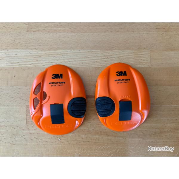 Coques / Coquilles pour casque 3M Peltor SporTac.