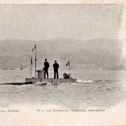 Carte Postale Le Gymnote, Torpilleur sous-marin -N&deg;8002