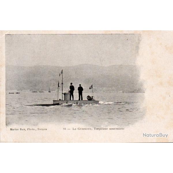 Carte Postale Le Gymnote, Torpilleur sous-marin -N�8002
