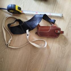 Holster cuir marron