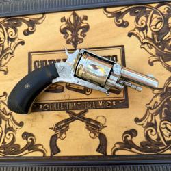 Superbe revolver 8mm92 fini par Gastinne-Renette &agrave; Paris � Grav&eacute;, m&eacute;canique parfaite, coffret