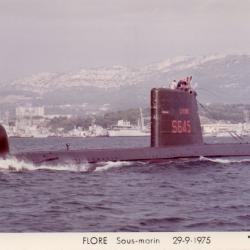 Carte postale sous-marin Flore S645 -N&deg;8003