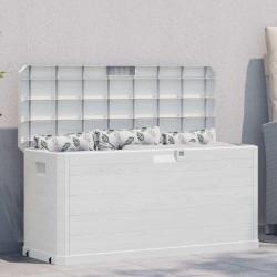 Bo&icirc;te de rangement de jardin 280 L Gris clair