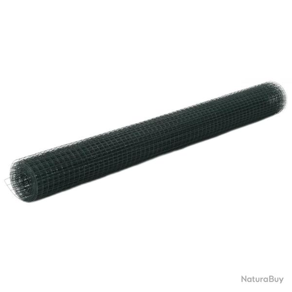 Grillage Acier avec rev�tement en PVC 10x1,5 m vert