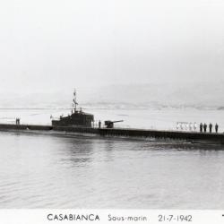 Carte postale sous-marin Casabianca -N&deg;8005