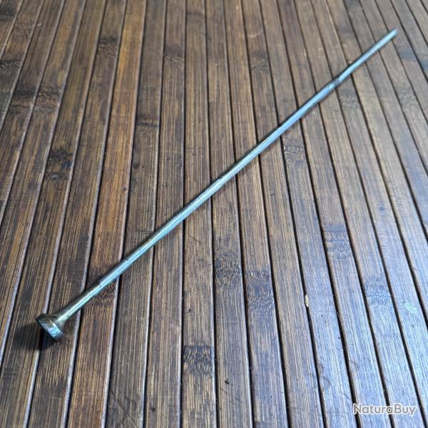 BAGUETTE ARME A FEU TOUT ACIER PISTOLET TAILLE 37,5 cm