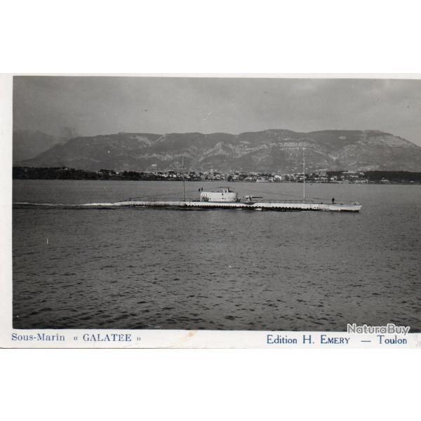 Carte postale Sous-Marin GALAT�E -N�8007