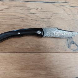 Couteau damas Le Normand LJ Cr&eacute;acier