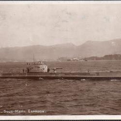 Carte postale Sous-Marin Espadon -N&deg;8009
