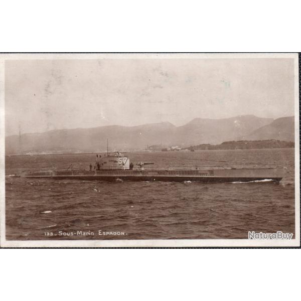 Carte postale Sous-Marin Espadon -N�8009
