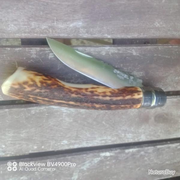 Opinel custom no8 cerf