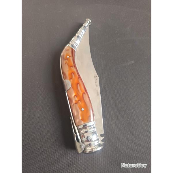 Grand et Joli Couteau � palme Espagnol NAVAJAS ALBACETE Manche en r�sine?Lame 17cm