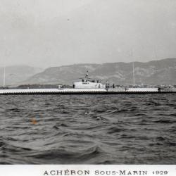 Carte postale sous-marin Ach&egrave;ron 1929 -N&deg;8010