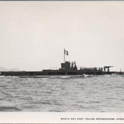 Carte postale ATALANTE Sous-marin 1915 -N&deg;8011