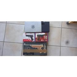 MALETTES ABS ARME DE POING BERETTA CHEETAH + 3 BOITES VIDES