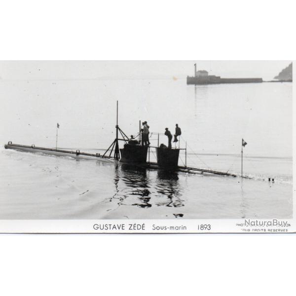 Carte Postale Sous-marin Gustave Z�d� 1893 -N�8012