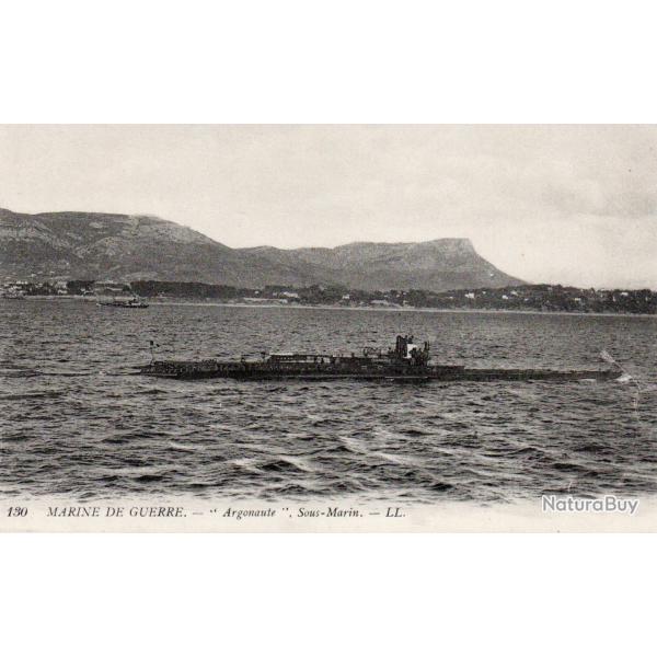 Carte Postale Marine de Guerre "Argonaute" Sous-Marin -N�8018