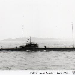 Carte Postale Sous-Marin Perle 1938 -N&deg;8019