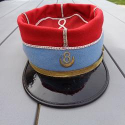 K&eacute;pi foulard du 8&eacute;me R&eacute;giment de Tirailleurs 14/18-WW1