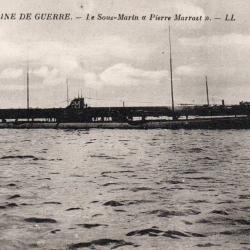 Carte Postale Marine de Guerre Le Sous-Marin Pierre Marrast -N&deg;8024