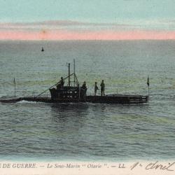 Carte Postale Ancienne - Marine de Guerre - Le Sous-Marin "Otarie" -N&deg;8027