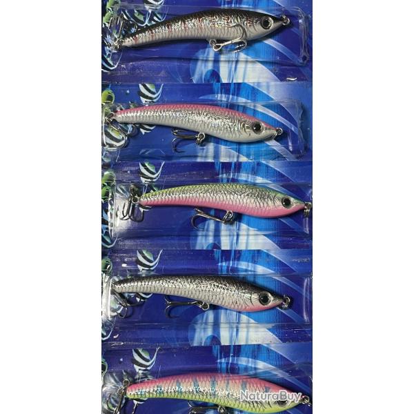 5 LEURRES  DOUBLE TRIDENTS