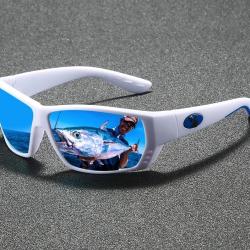Lunettes Soleil Polaris&eacute;es UV400 Sport Cyclisme Randonn&eacute;e P&ecirc;che Antireflet Homme Femme Durable Blanc