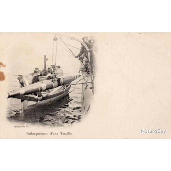 Carte Postale Ancienne - Embarquement d'une Torpille -N�8031