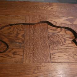Vend bretelle lasso en cuir marron d occasion