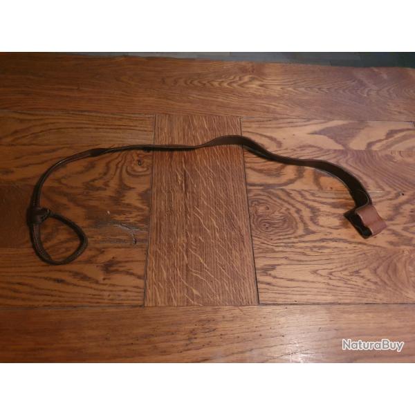 Vend bretelle lasso en cuir marron d occasion