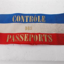 brassard police de la PAF,controle des passeports!!&eacute;tat neuf