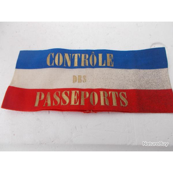 brassard police de la PAF,controle des passeports!!�tat neuf