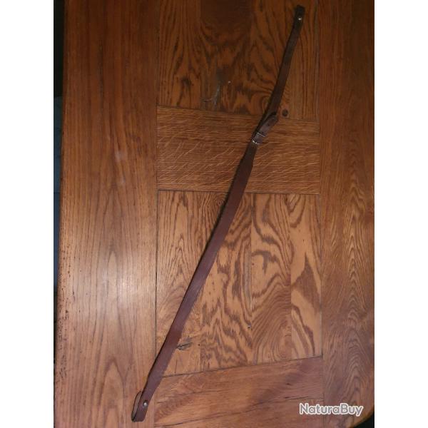 Bretelle en cuir marron d occasion