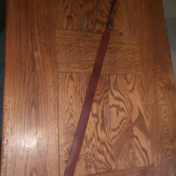 Bretelle en cuir marron avec grenadi&egrave;res d occasion