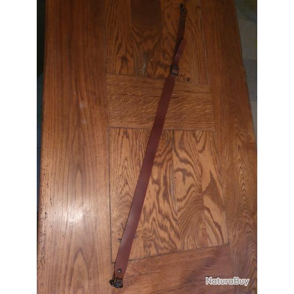 Bretelle en cuir marron avec grenadi�res d occasion