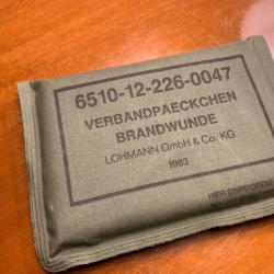 Militaria Allemand Pansement 1983 Collection