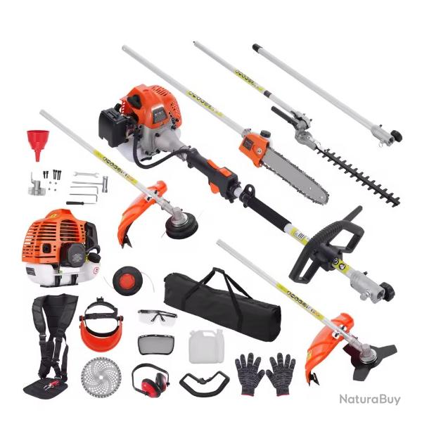 33CC 6-en-1 outils de coupe multifonctionnels taille-haie � gaz mangeur de mauvaises herbes taille