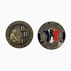 M&eacute;daille Coin M&eacute;tal Classique BRI