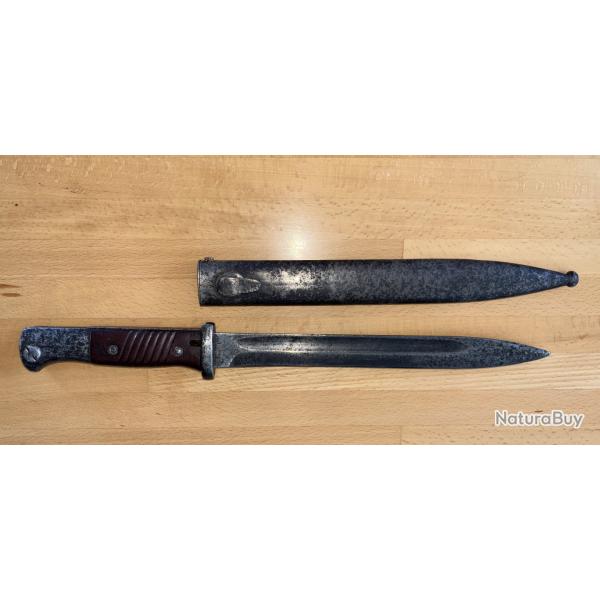 Ba�onnette mod�le 84/98 3�me mod�le - Plaquettes rivet�es.