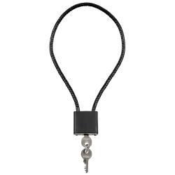 Cadenas Fil Acier, avec 2 cl&eacute;s