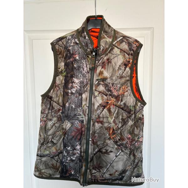 Gilet camo sans manche Solognac