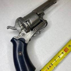 Ancien revolver 7 mm &agrave; broche ELG